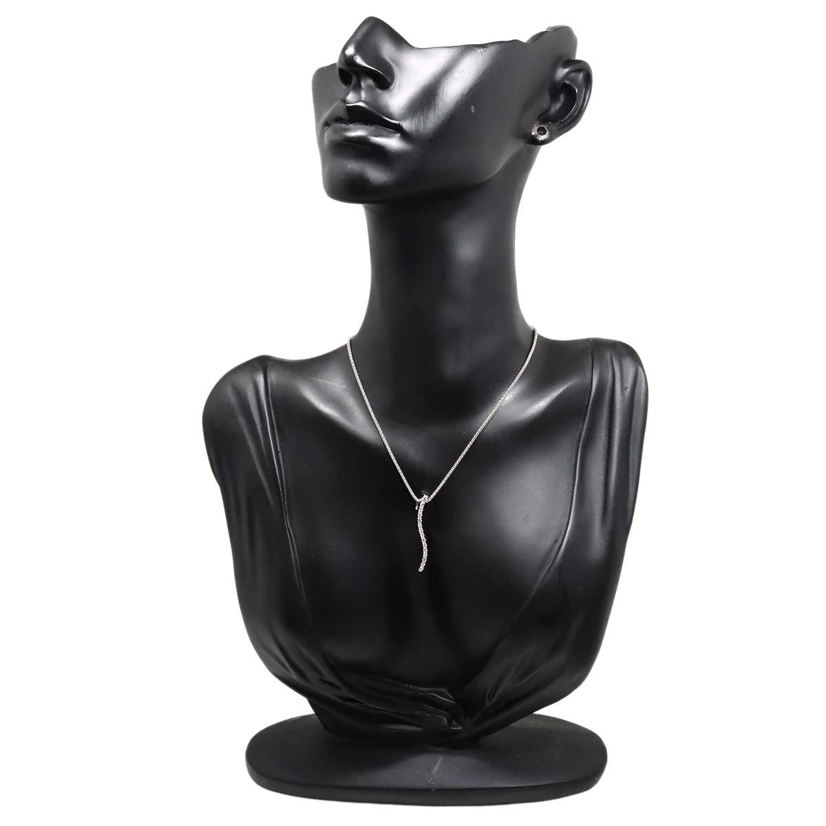 Diamond 0.28ct Necklace 18K WG White Gold 750