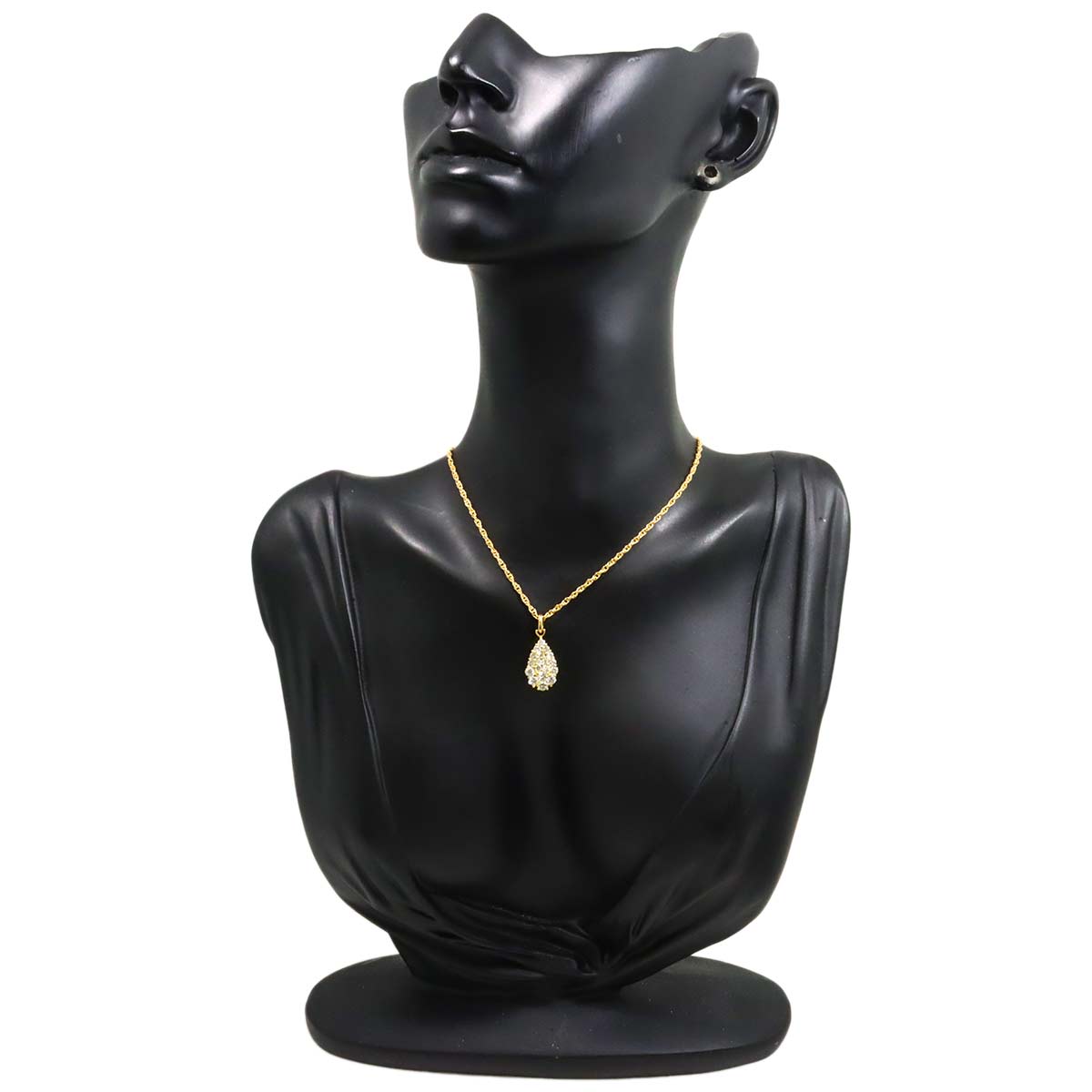 Diamond 1.08ct Necklace 18K YG Yellow Gold 750