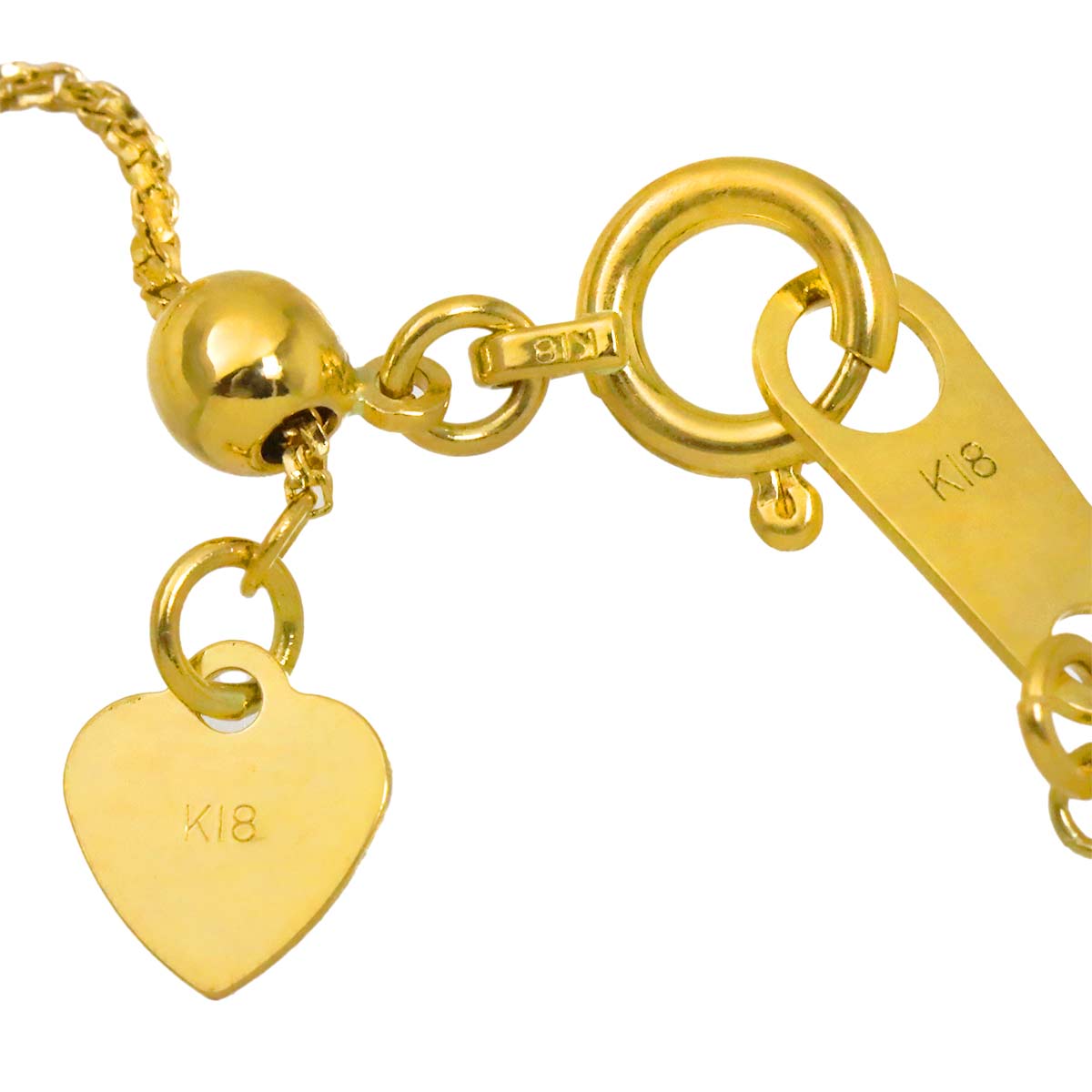 Diamond 0.856ct Necklace 18K YG Yellow Gold 750