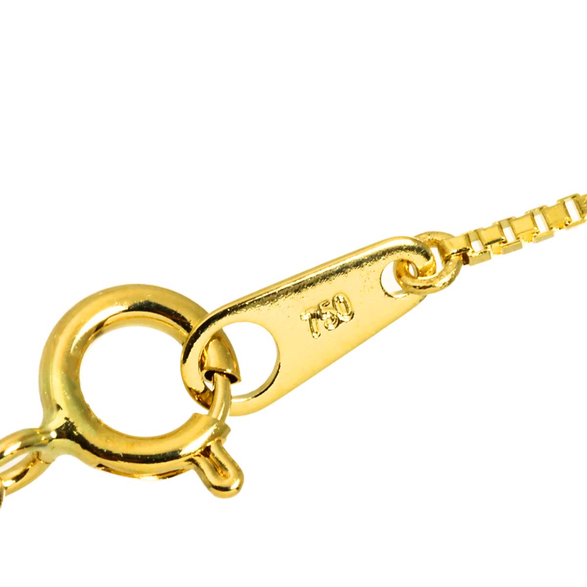Diamond 1.00ct Necklace 18K YG Yellow Gold 750