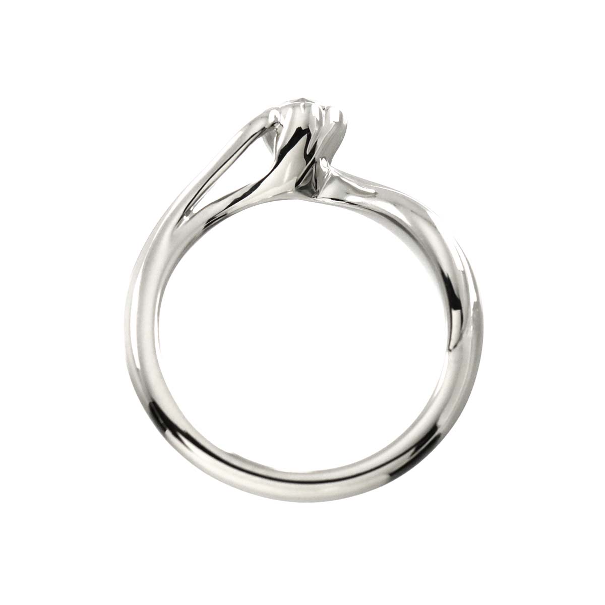Diamond 0.208ct E/IF Ring Pt Platinum size4-4.5(US)