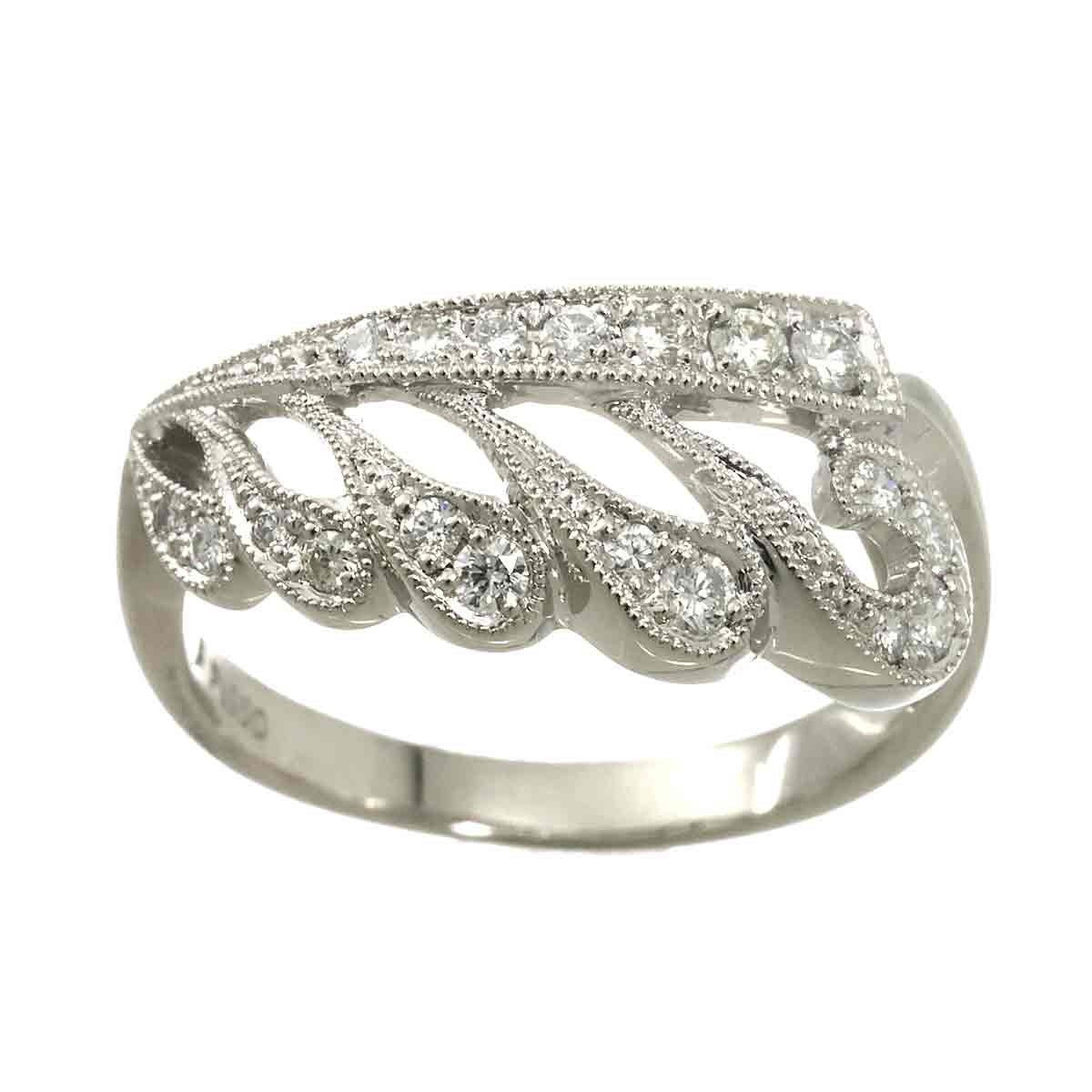 Diamond 0.25ct Ring Pt Platinum size5-5.25(US)
