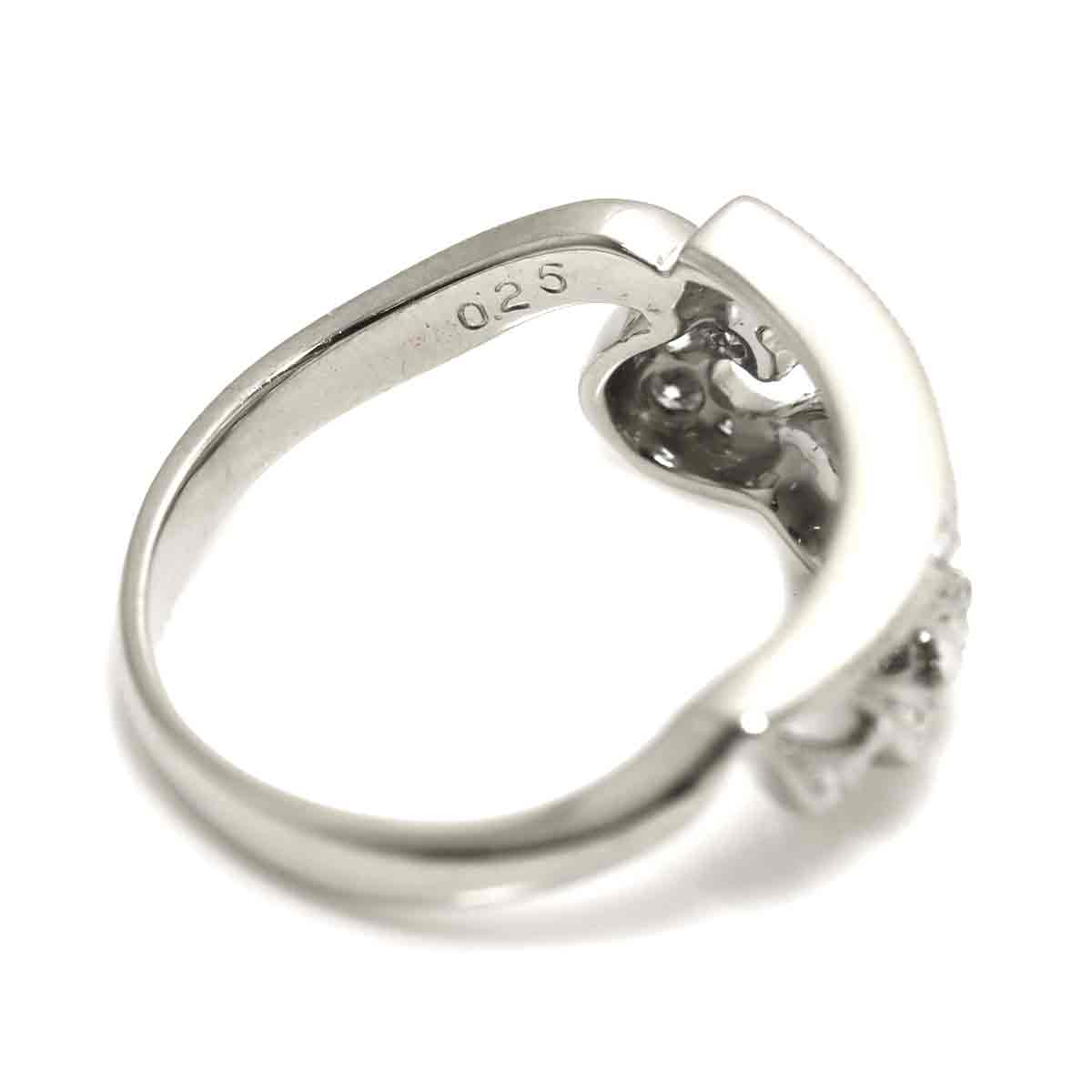 Diamond 0.25ct Ring Pt Platinum size5-5.25(US)