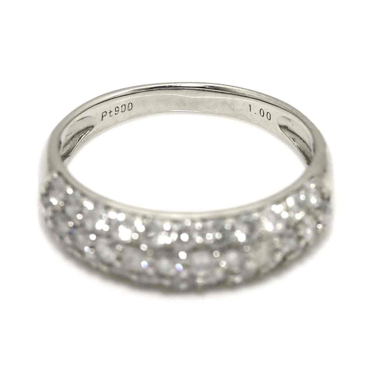 Diamond 1.00ct Ring Pt Platinum size5.5-5.75(US)