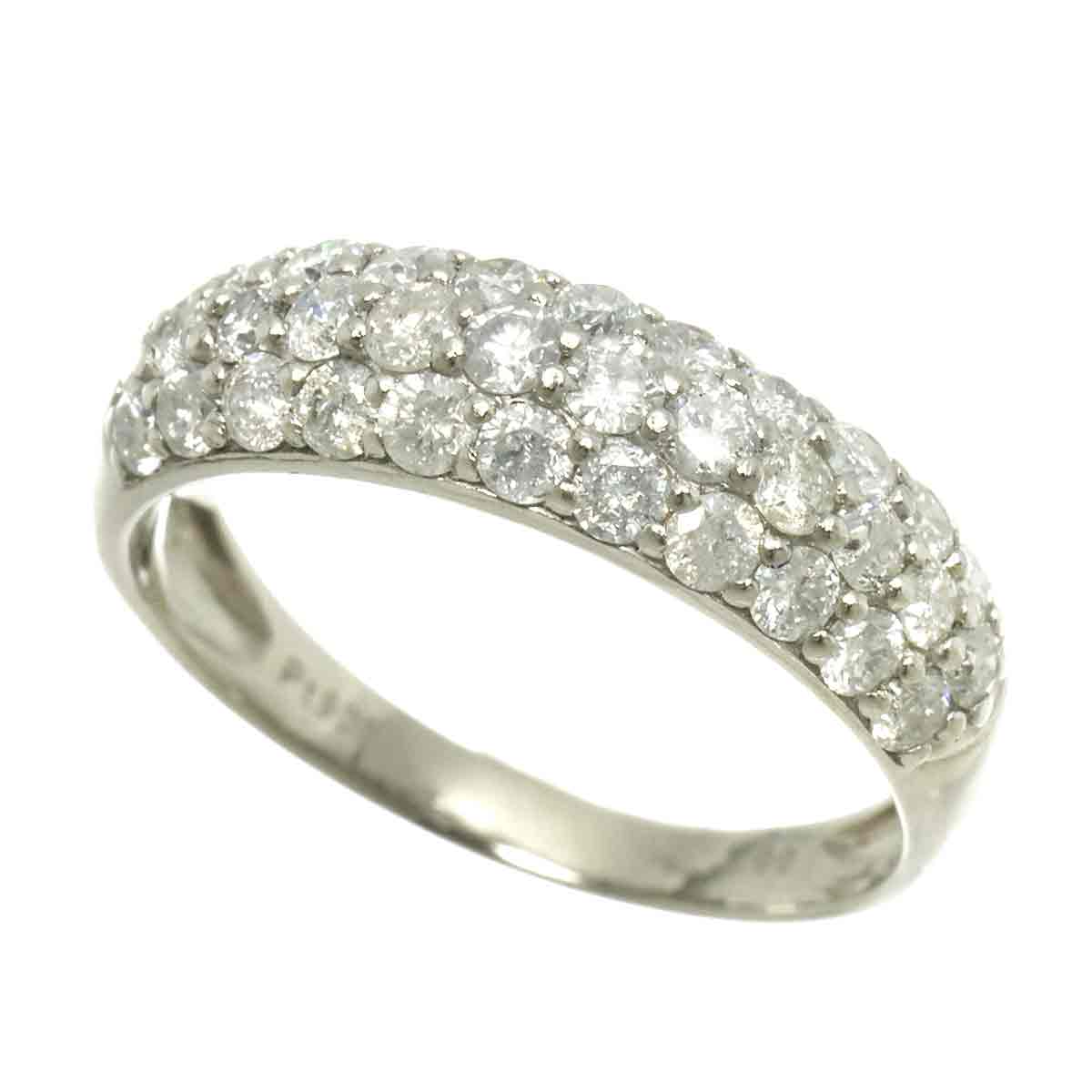 Diamond 1.00ct Ring Pt Platinum size5.5-5.75(US)