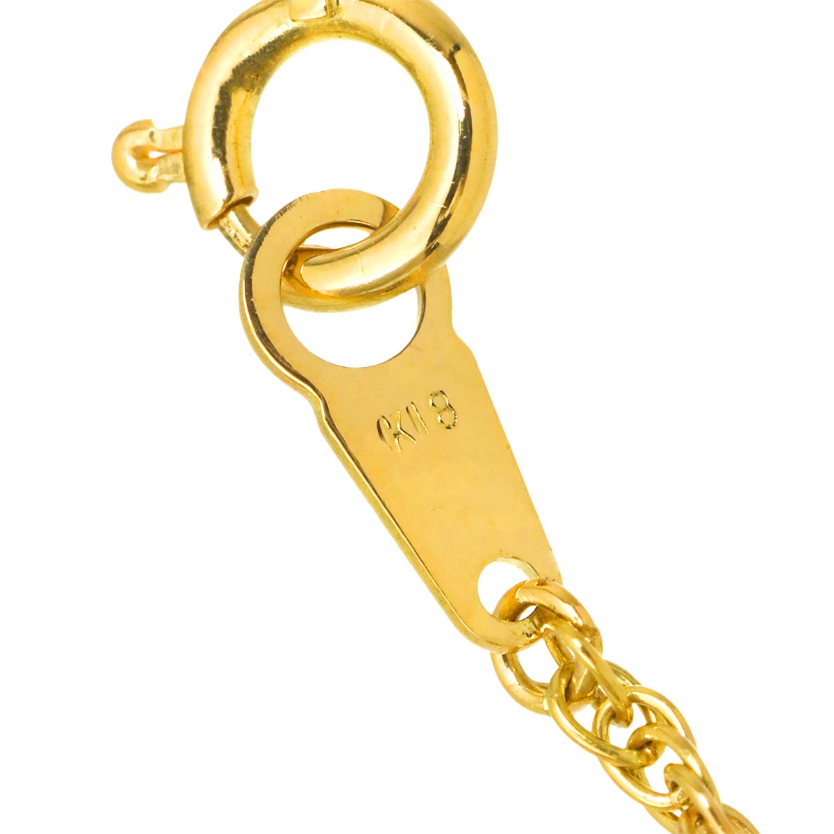 Ruby 0.60ct Diamond 0.32ct Necklace 18K 18K Yellow Gold 750
