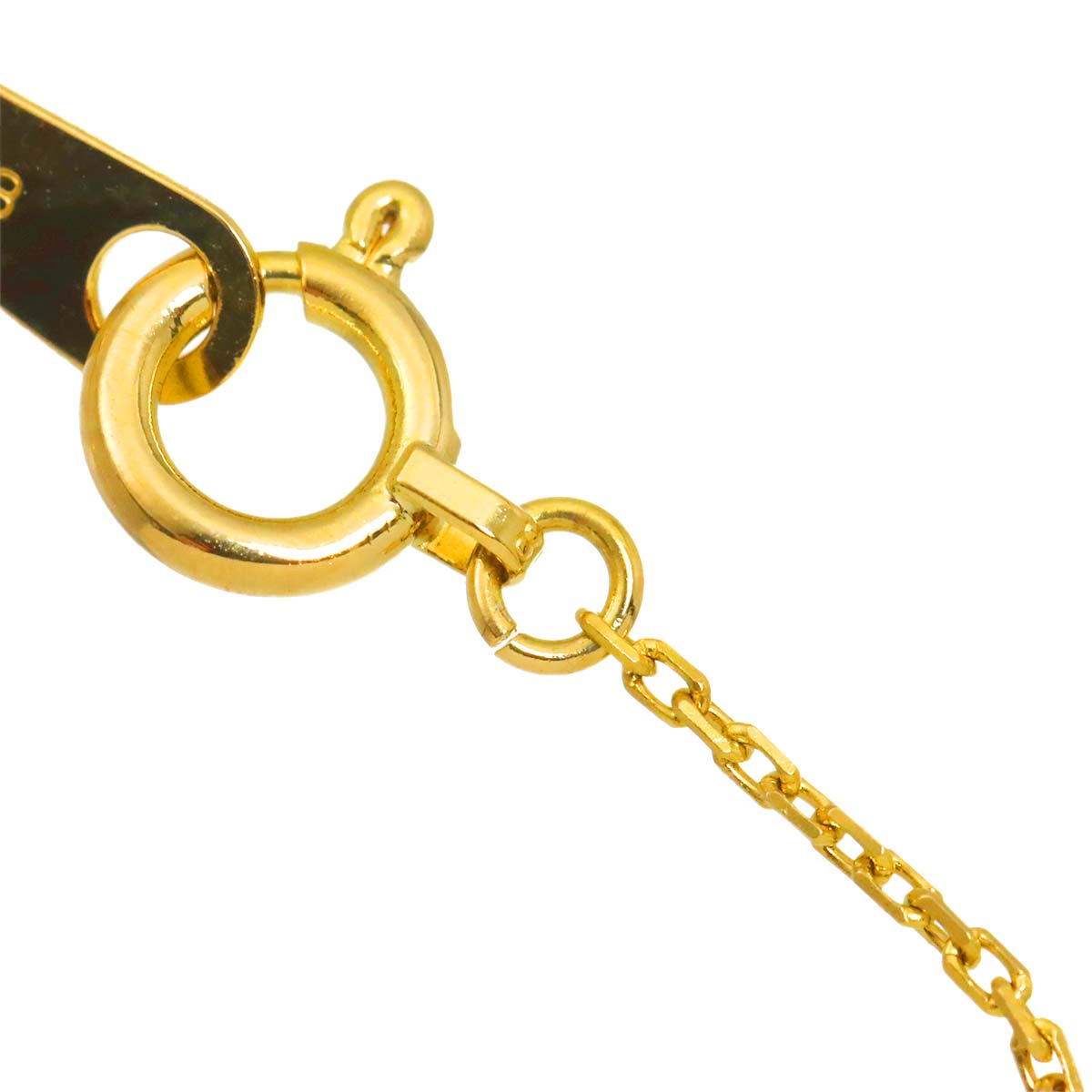 Diamond 0.35ct Necklace 18K YG Yellow Gold 750