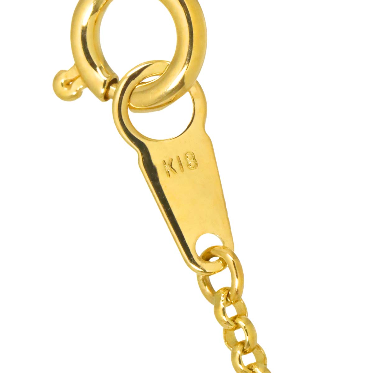 Diamond 0.67ct Necklace 18K YG Yellow Gold 750