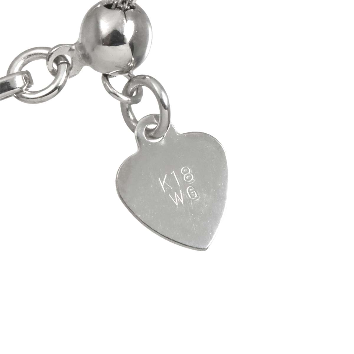 Diamond 1.00ct Necklace 18K WG White Gold 750