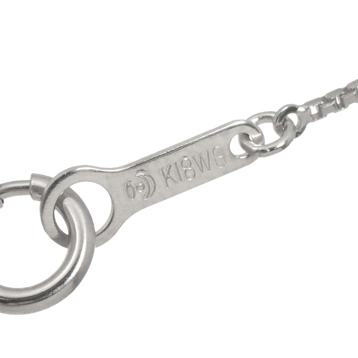 Trilogy Diamond 0.55ct Necklace 18K WG 750