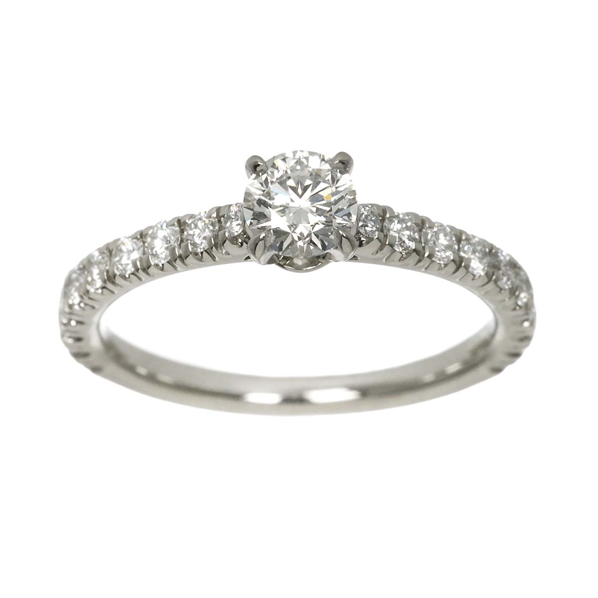 ETINCELLE Half Diamond 0.30ct Ring Pt size47 4(US)
