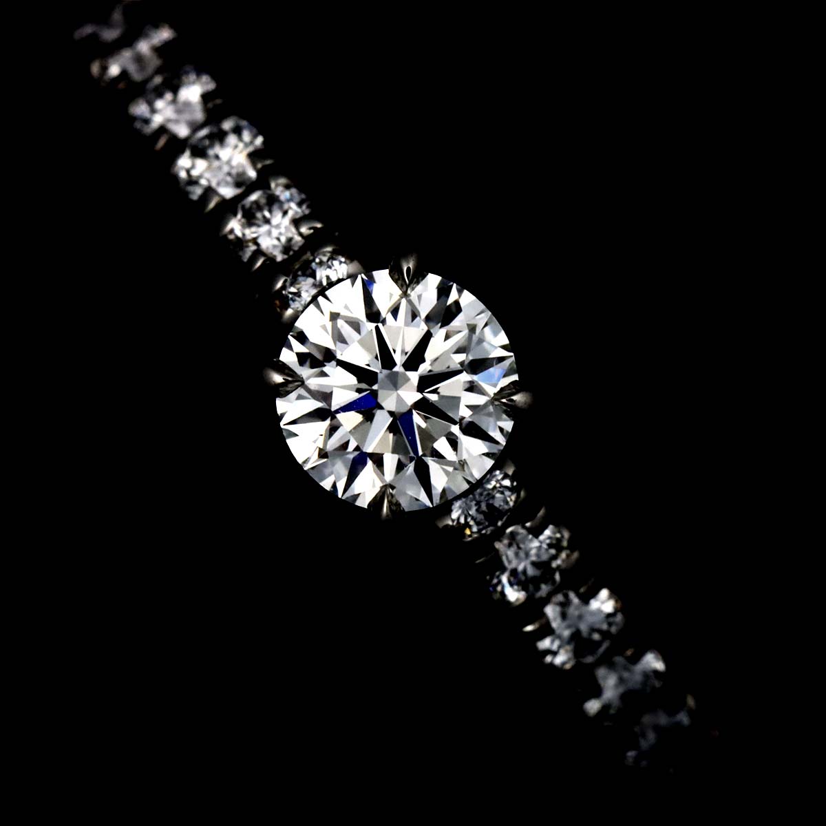 ETINCELLE Half Diamond 0.30ct Ring Pt size47 4(US)