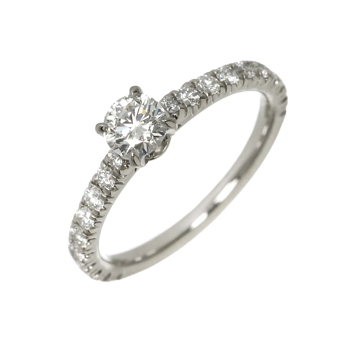ETINCELLE Half Diamond 0.30ct Ring Pt size47 4(US)
