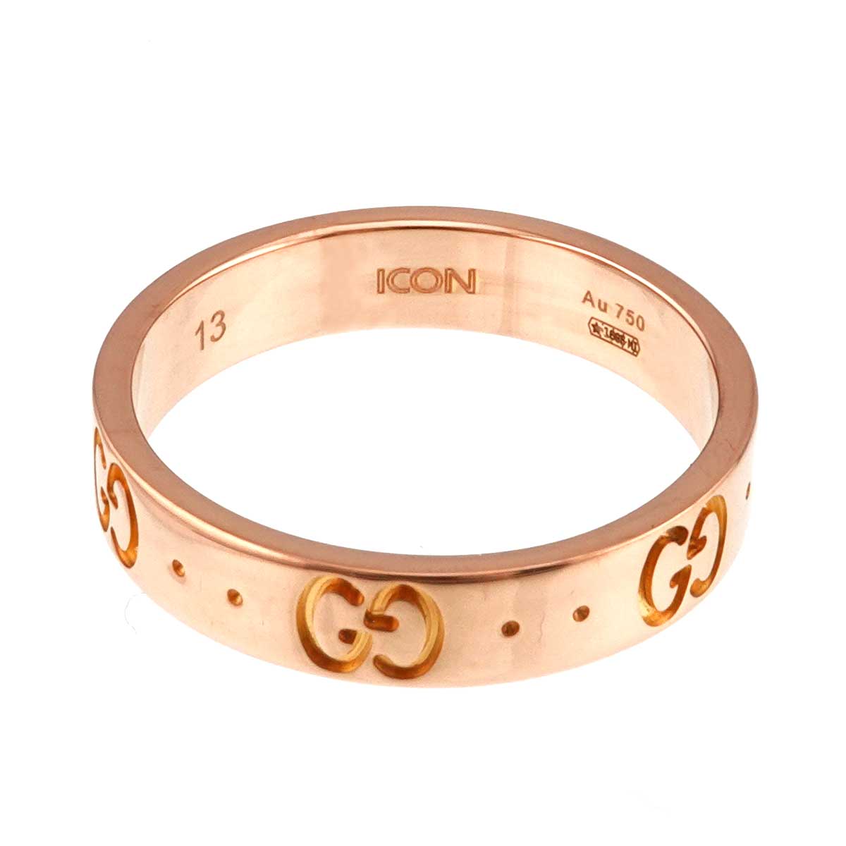 Icon Ring 18K PG Pink Gold 750 Size13 6(US)