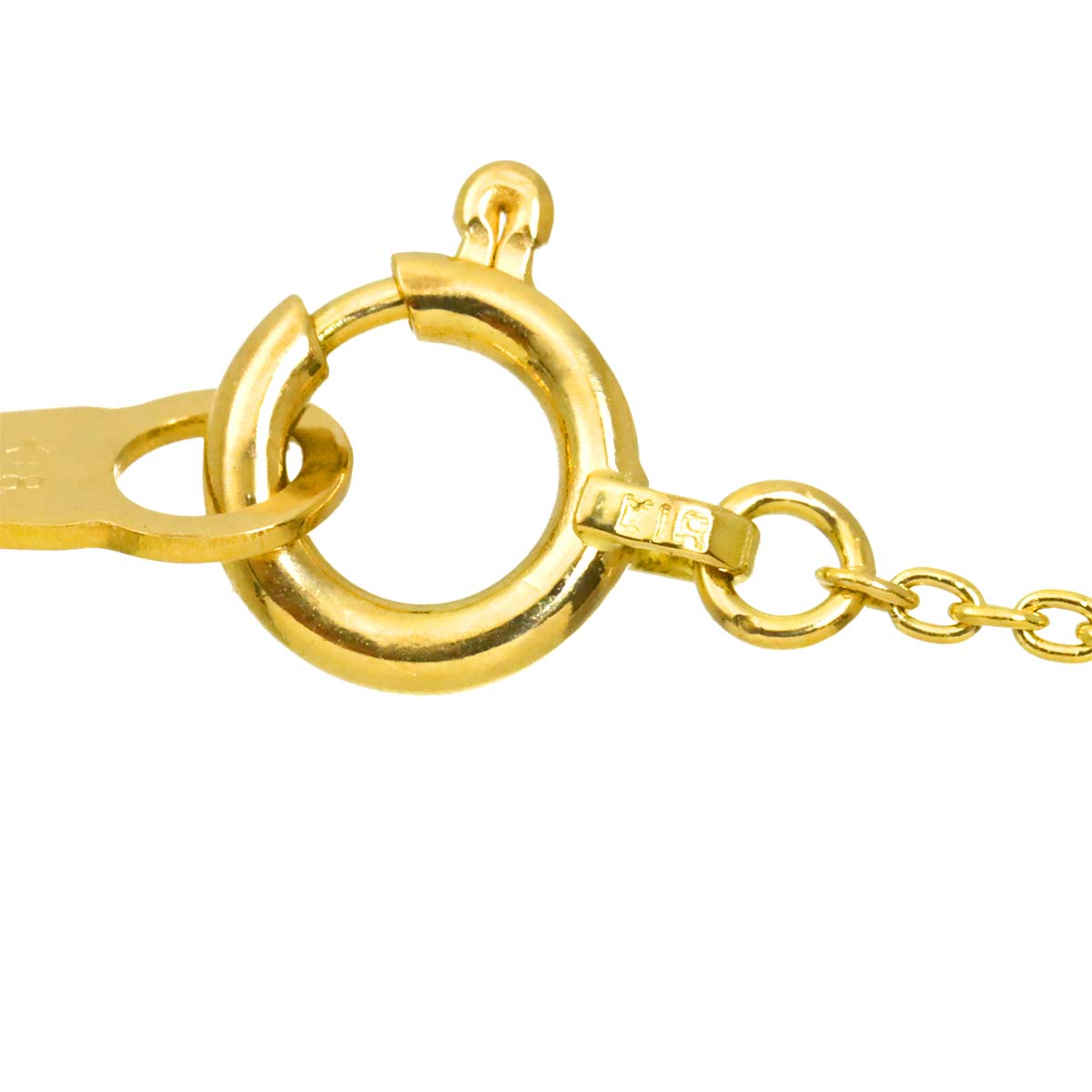 Diamond 0.18ct Necklace 18K Yellow Gold 750