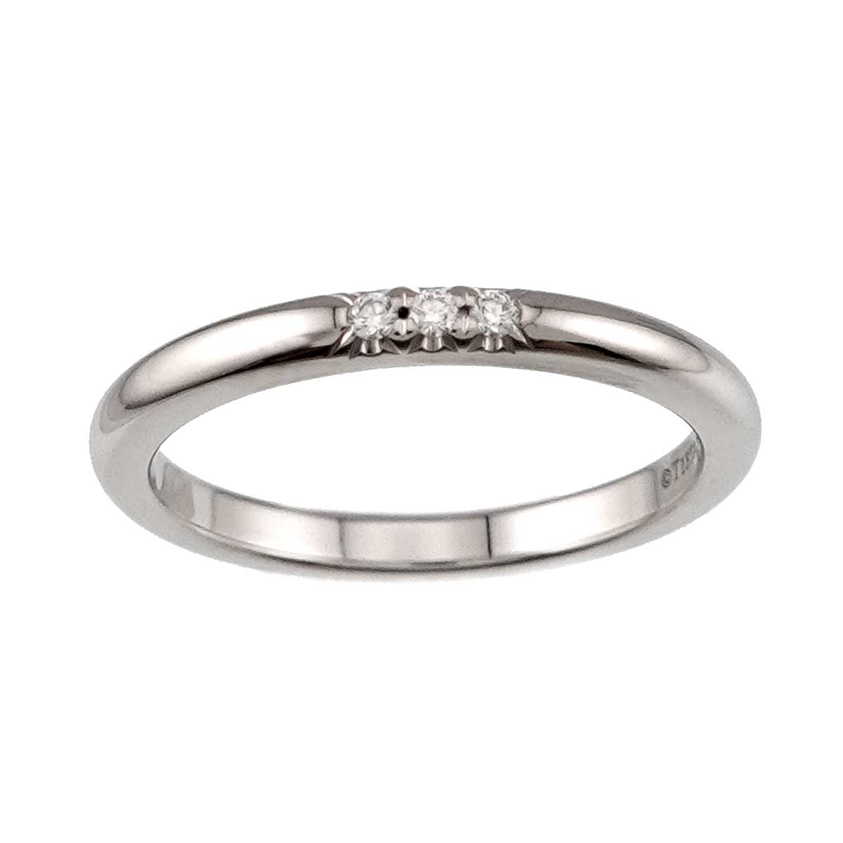 Forever Band Diamond Ring Platinum size4.5(US)
