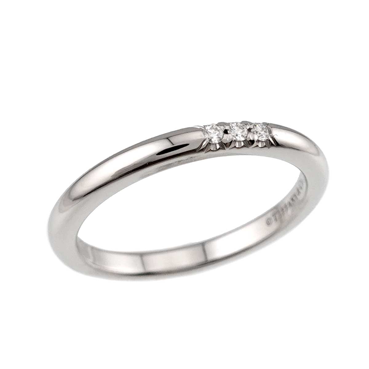 Forever Band Diamond Ring Platinum size4.5(US)