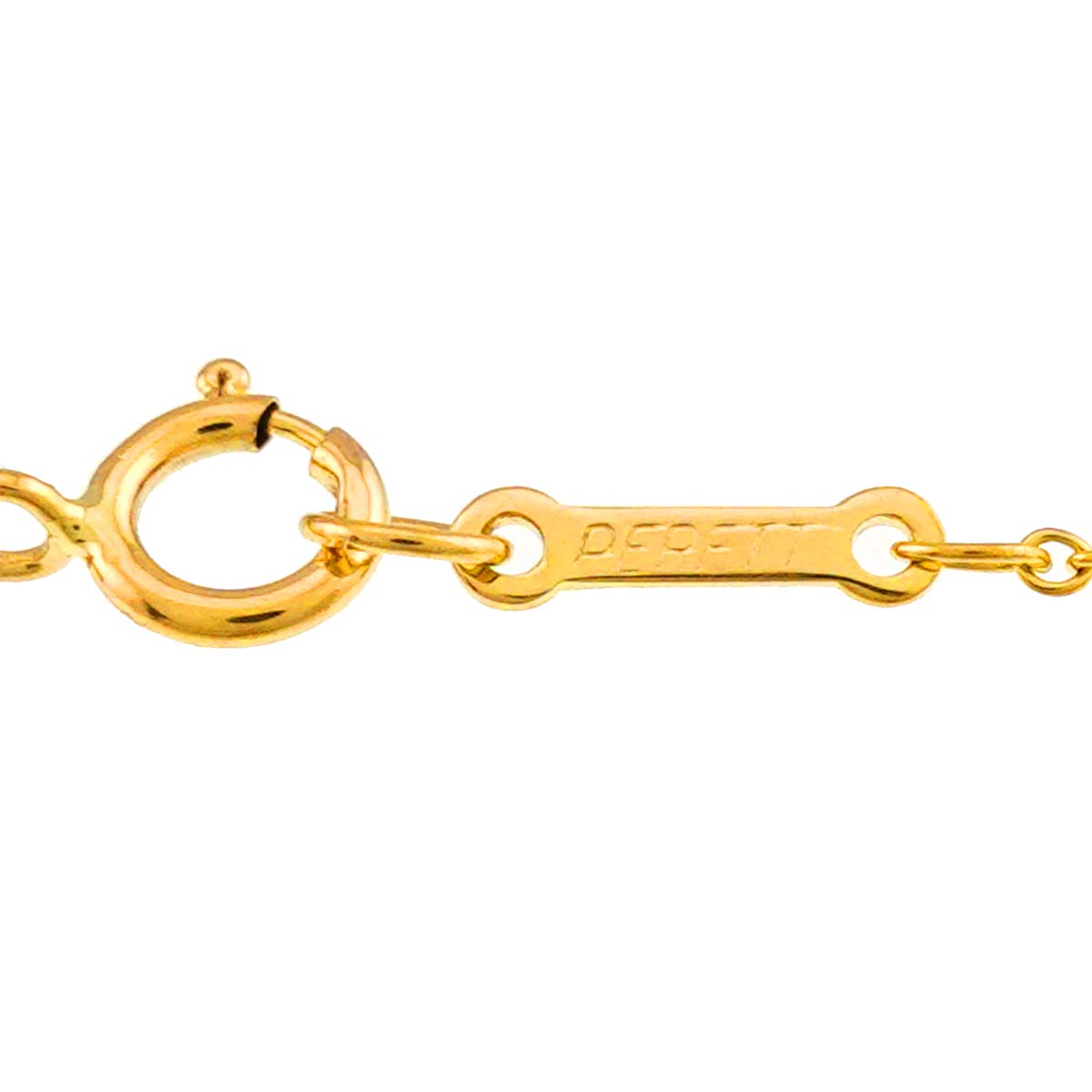 Apple motif Necklace 18K Yellow Gold 750