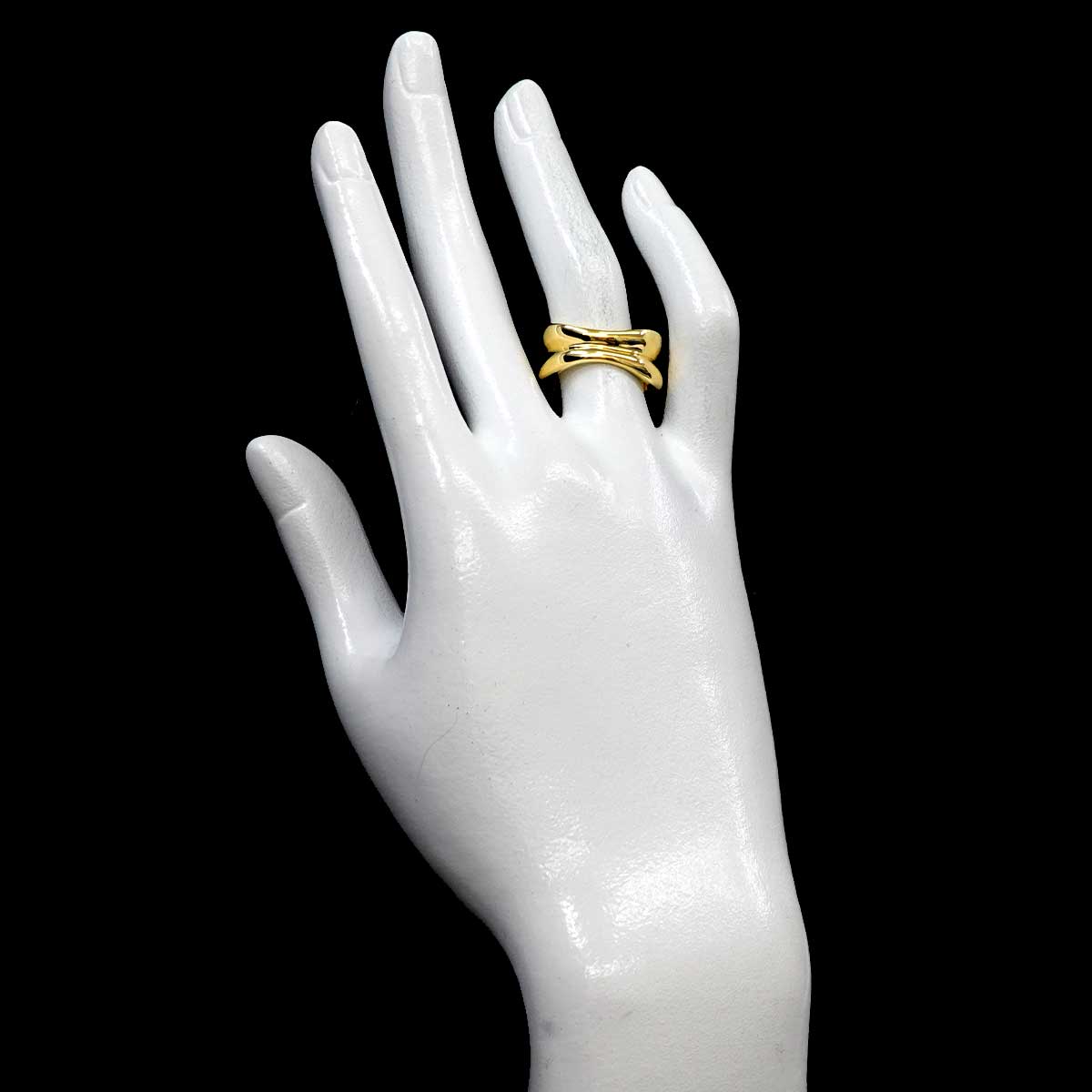 Ring 18K Yellow Gold 750 Size6(US)