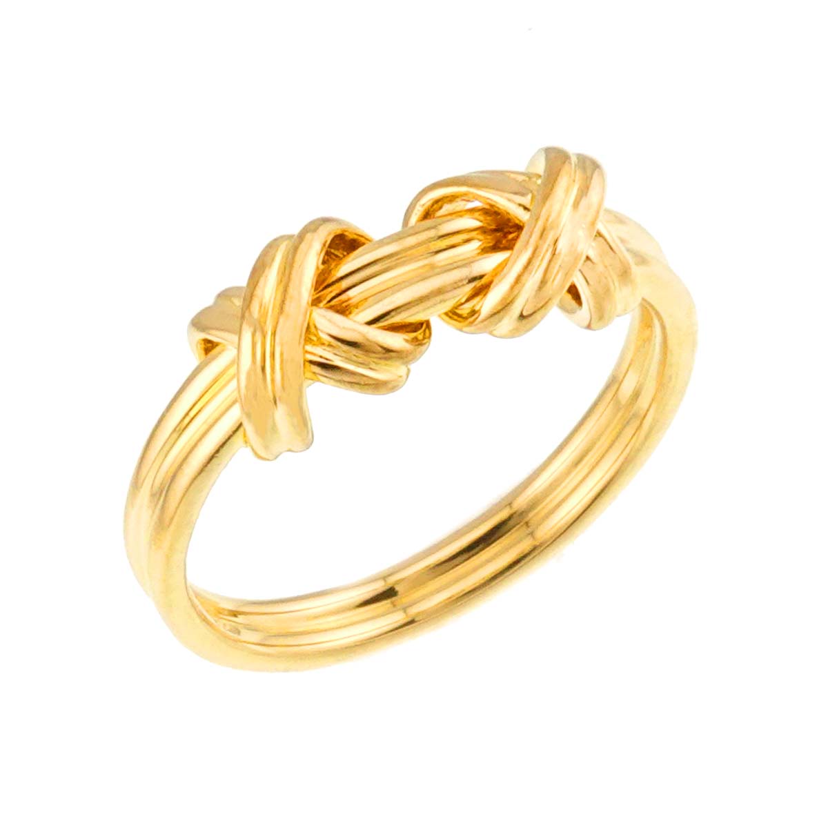 Signature Ring 18K Yellow Gold 750 size4-4.5(US)