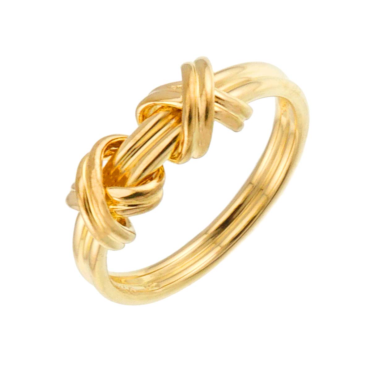 Signature Ring 18K Yellow Gold 750 size4-4.5(US)