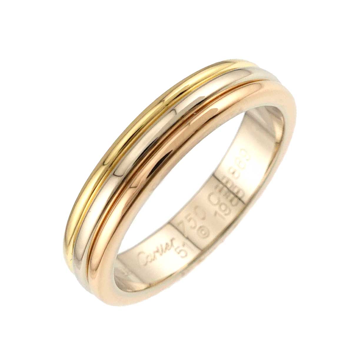 Vendome Ring 18K YG WG PG 750 size51 5.25-5.5(US)