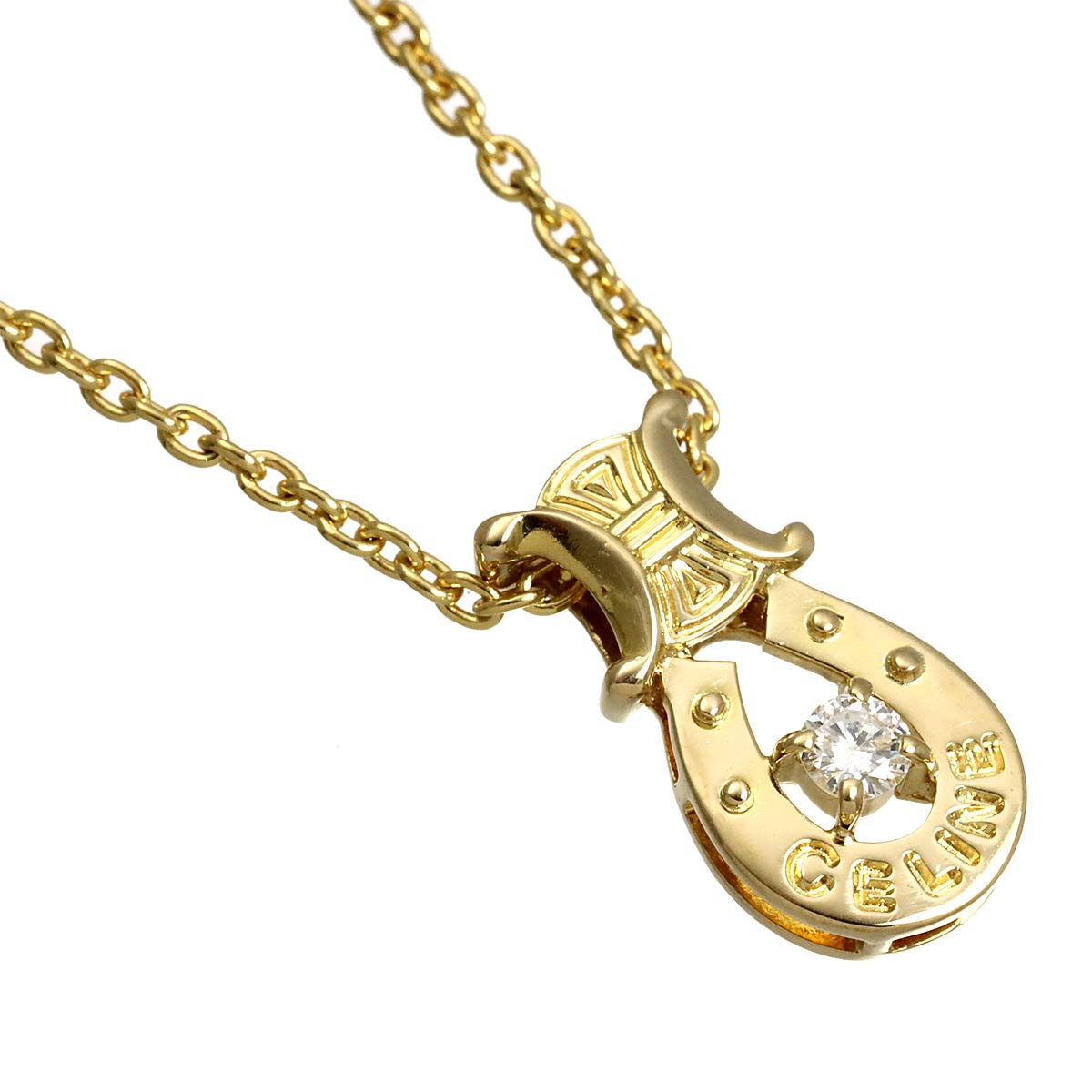Macadam Diamond Necklace 18K Yellow Gold 750 90320611