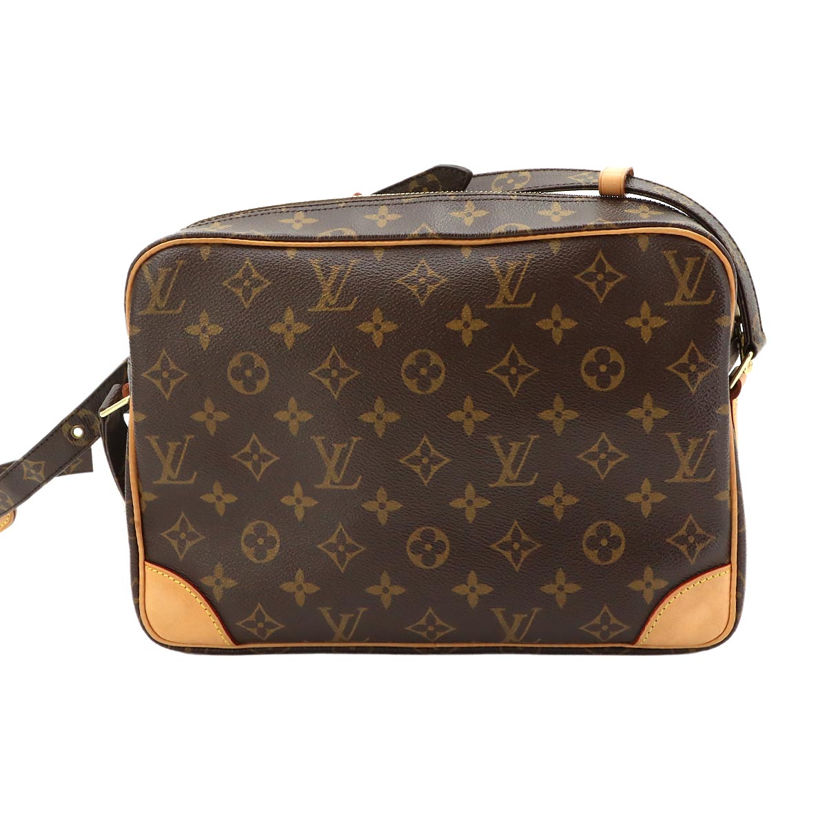 Monogram Nile Shoulder Bag Brown M45244 Purse
