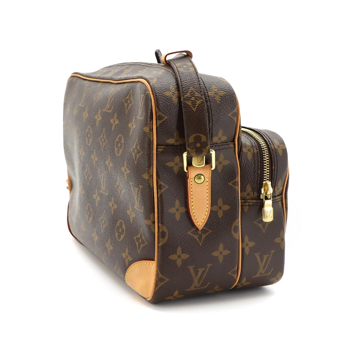 Monogram Nile Shoulder Bag Brown M45244 Purse