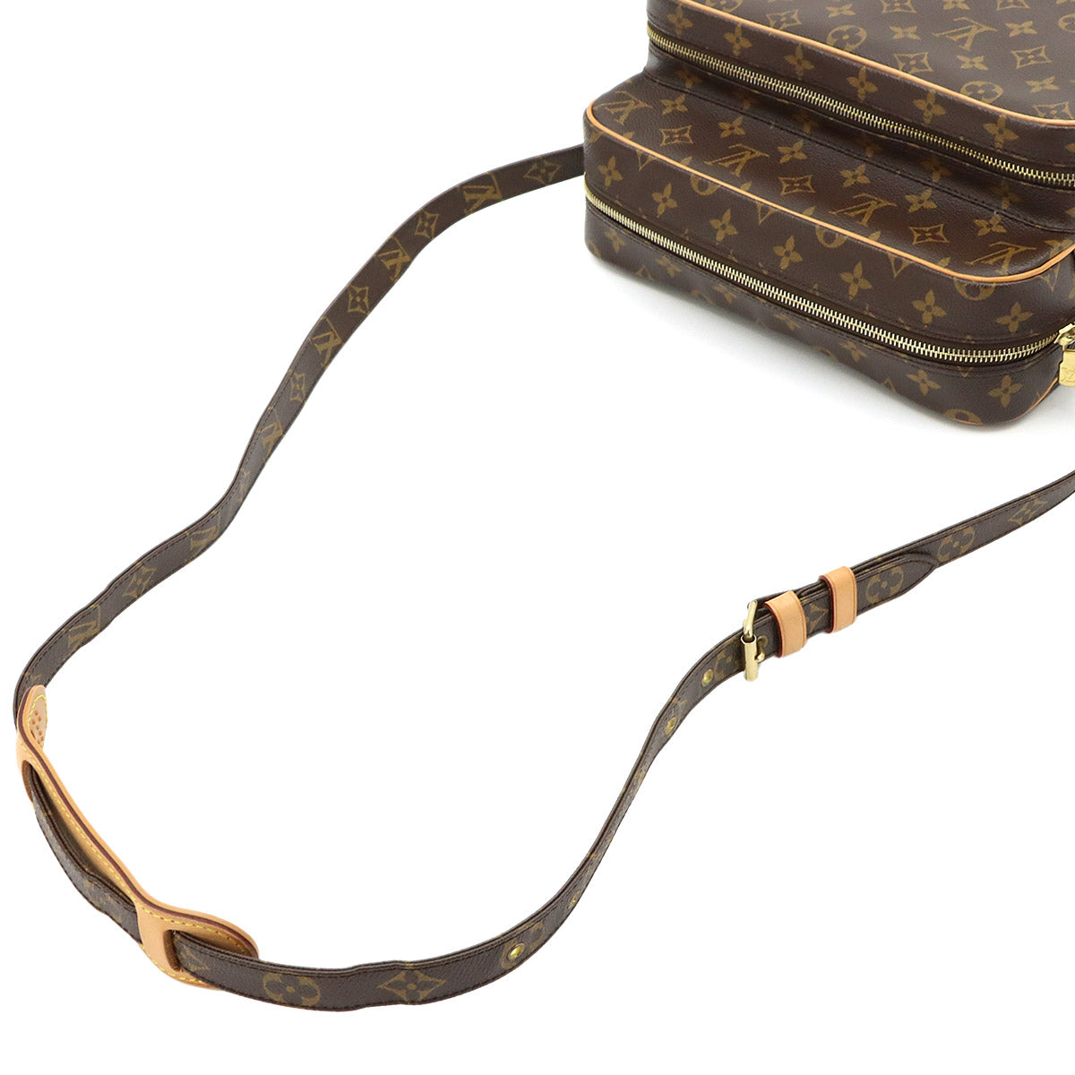 Monogram Nile Shoulder Bag Brown M45244 Purse