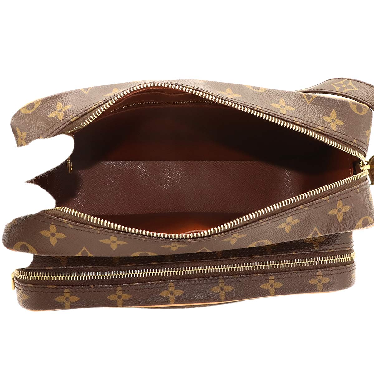 Monogram Nile Shoulder Bag Brown M45244 Purse