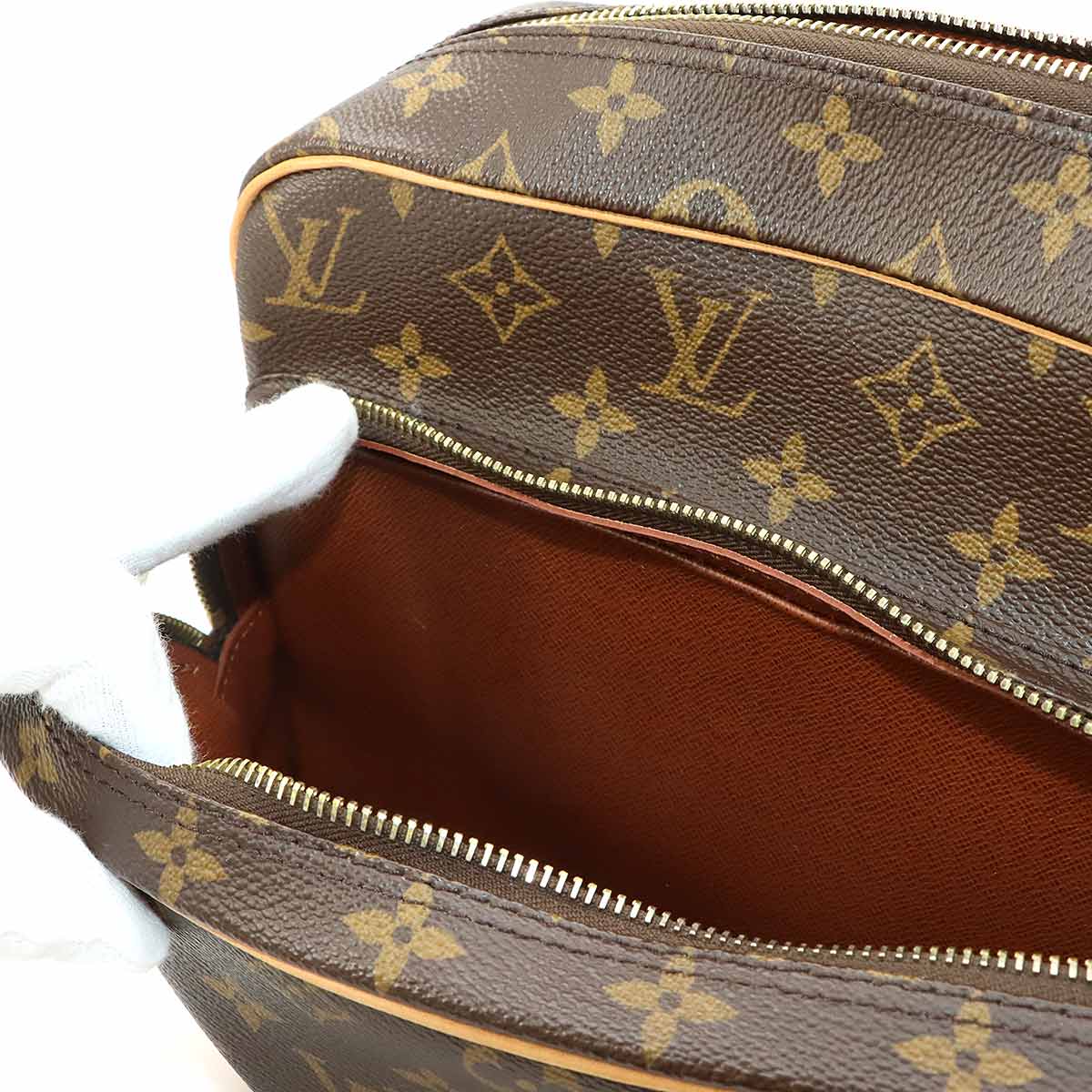 Monogram Nile Shoulder Bag Brown M45244 Purse