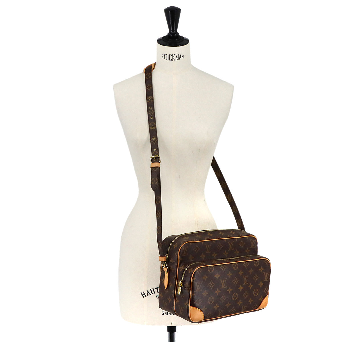 Monogram Nile Shoulder Bag Brown M45244 Purse