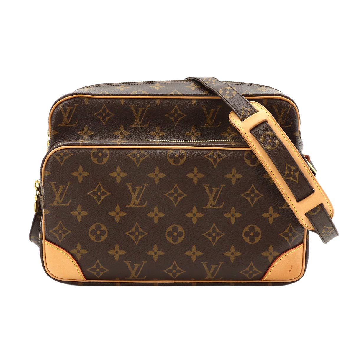 Monogram Nile Shoulder Bag Brown M45244 Purse