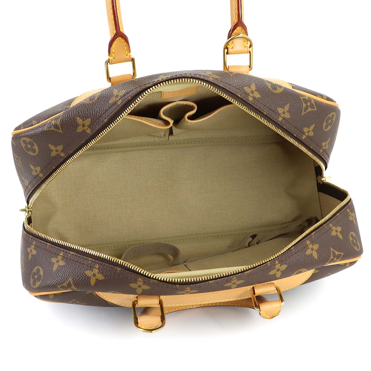 Monogram Deauville Hand Bag Brown M47270 Purse