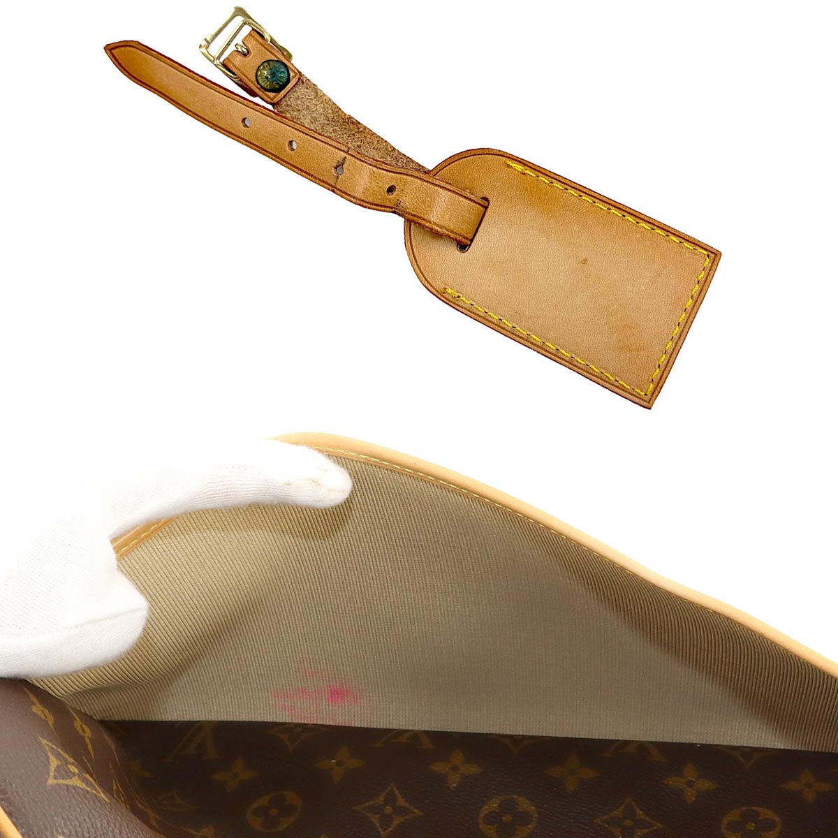 Monogram Deauville Hand Bag Brown M47270 Purse