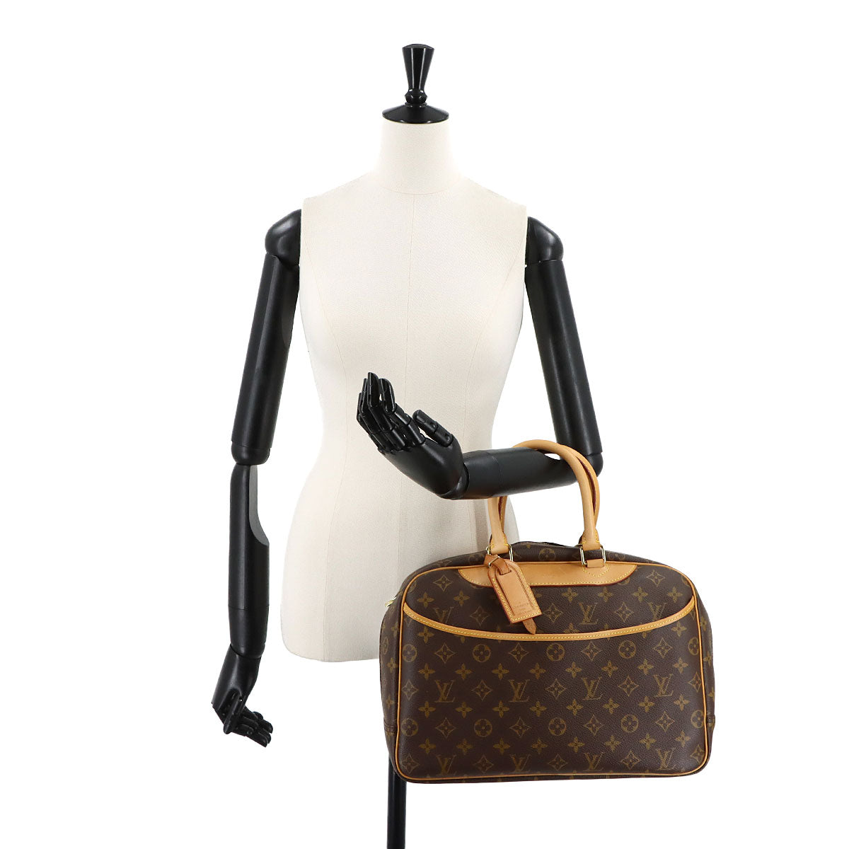 Monogram Deauville Hand Bag Brown M47270 Purse