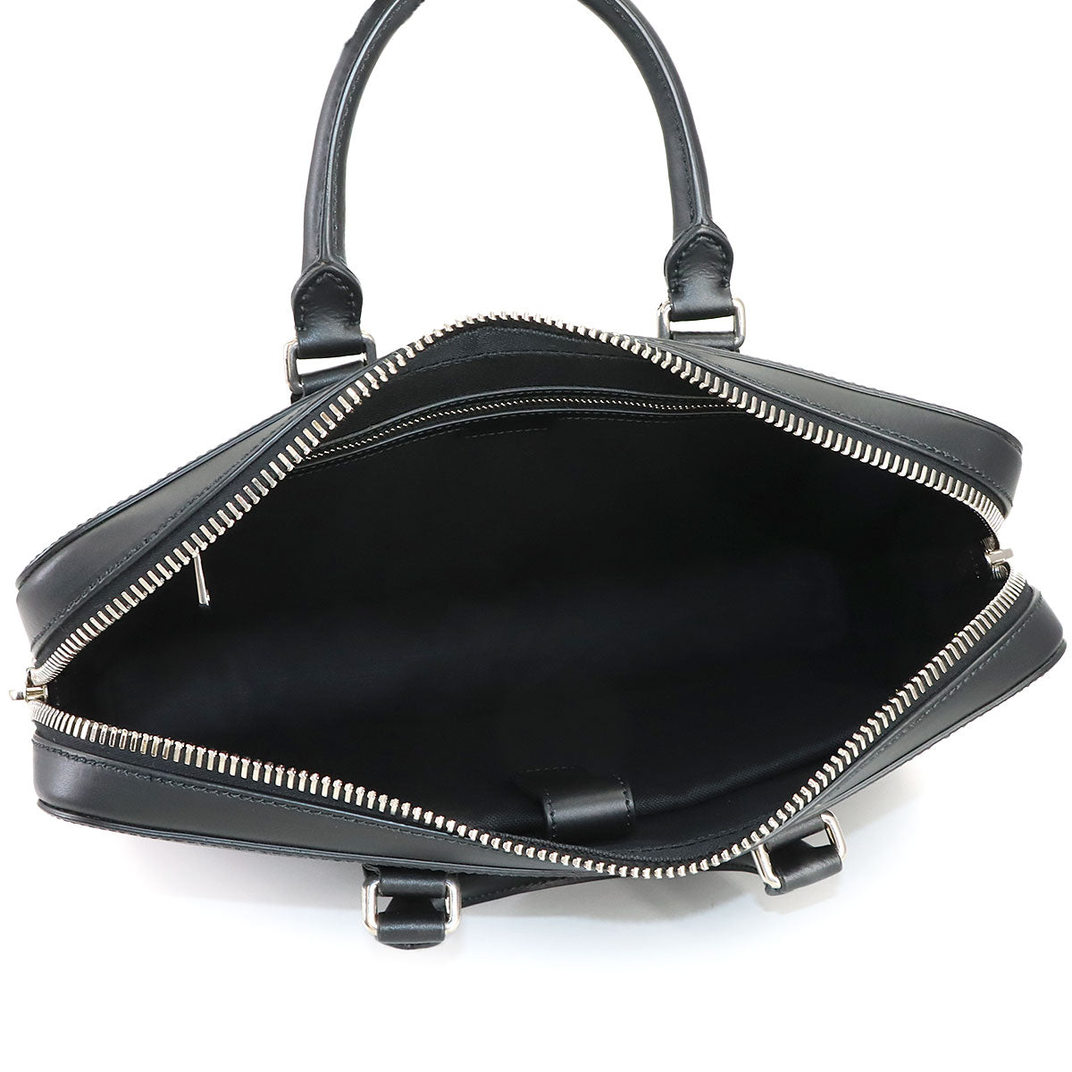 GG Supreme Briefcase 2way Business Shoulder Bag Black Gray 474135