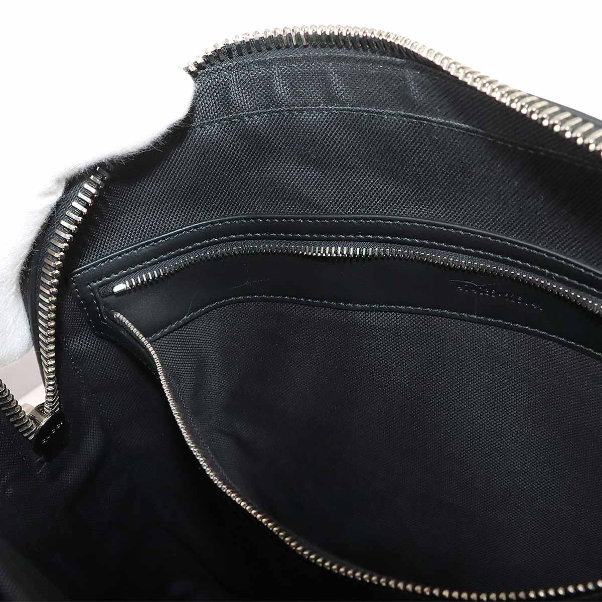 GG Supreme Briefcase 2way Business Shoulder Bag Black Gray 474135