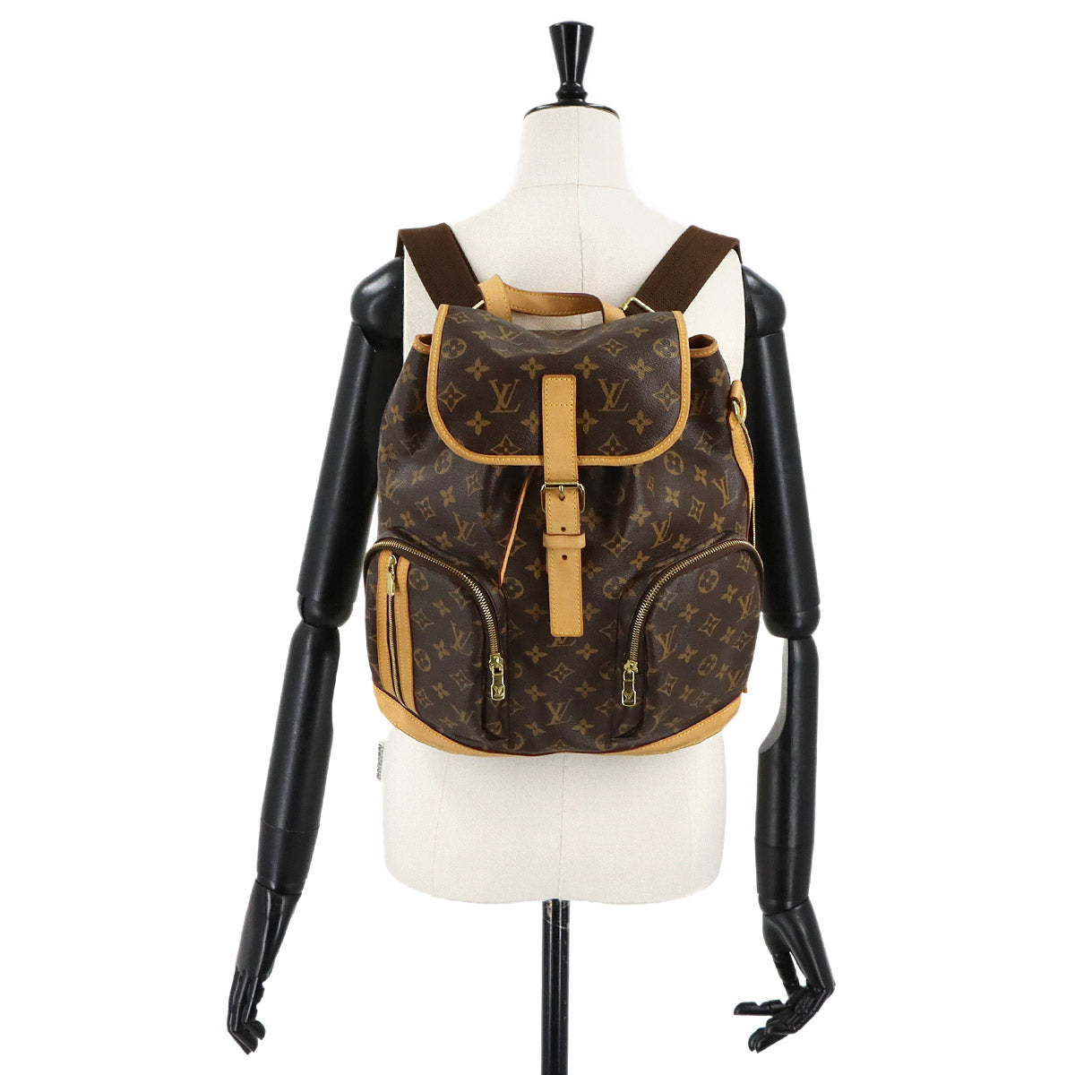 Monogram Sac A Dos Bosphore Backpack Brown M40107 Purse