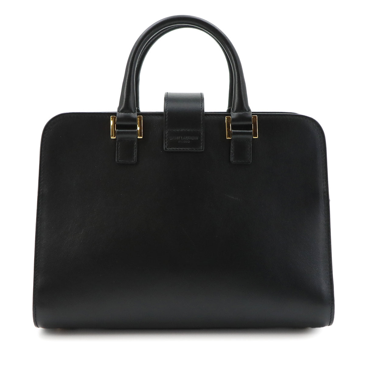 Baby Cabas Hand Shoulder Bag Leather Black 568853