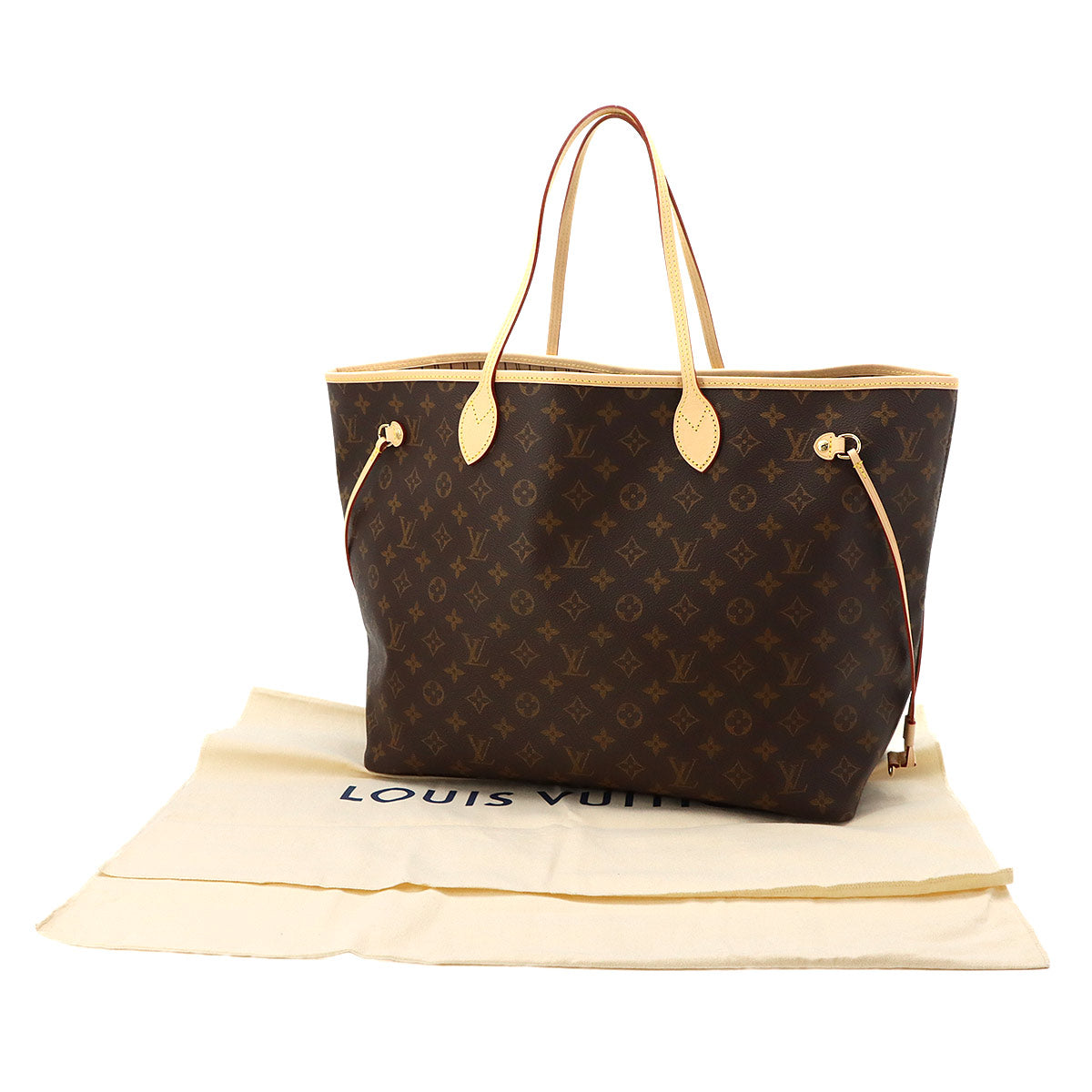 Monogram Neverfull GM Tote Bag Brown M46978 Purse