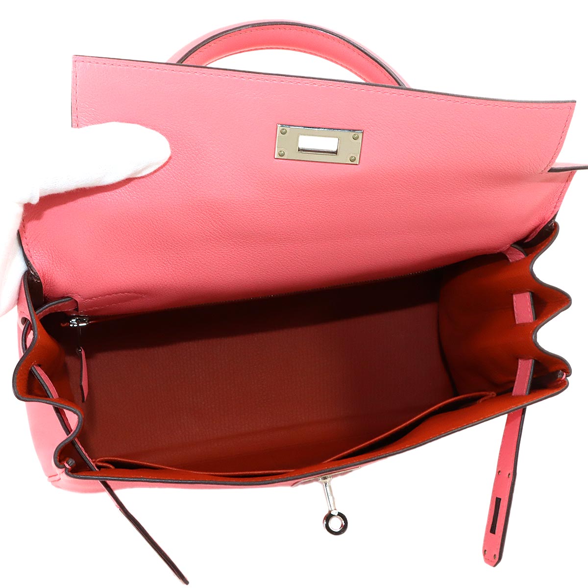 Kelly 28 Verso 2way Hand Shoulder Bag Ever color Rose Dete