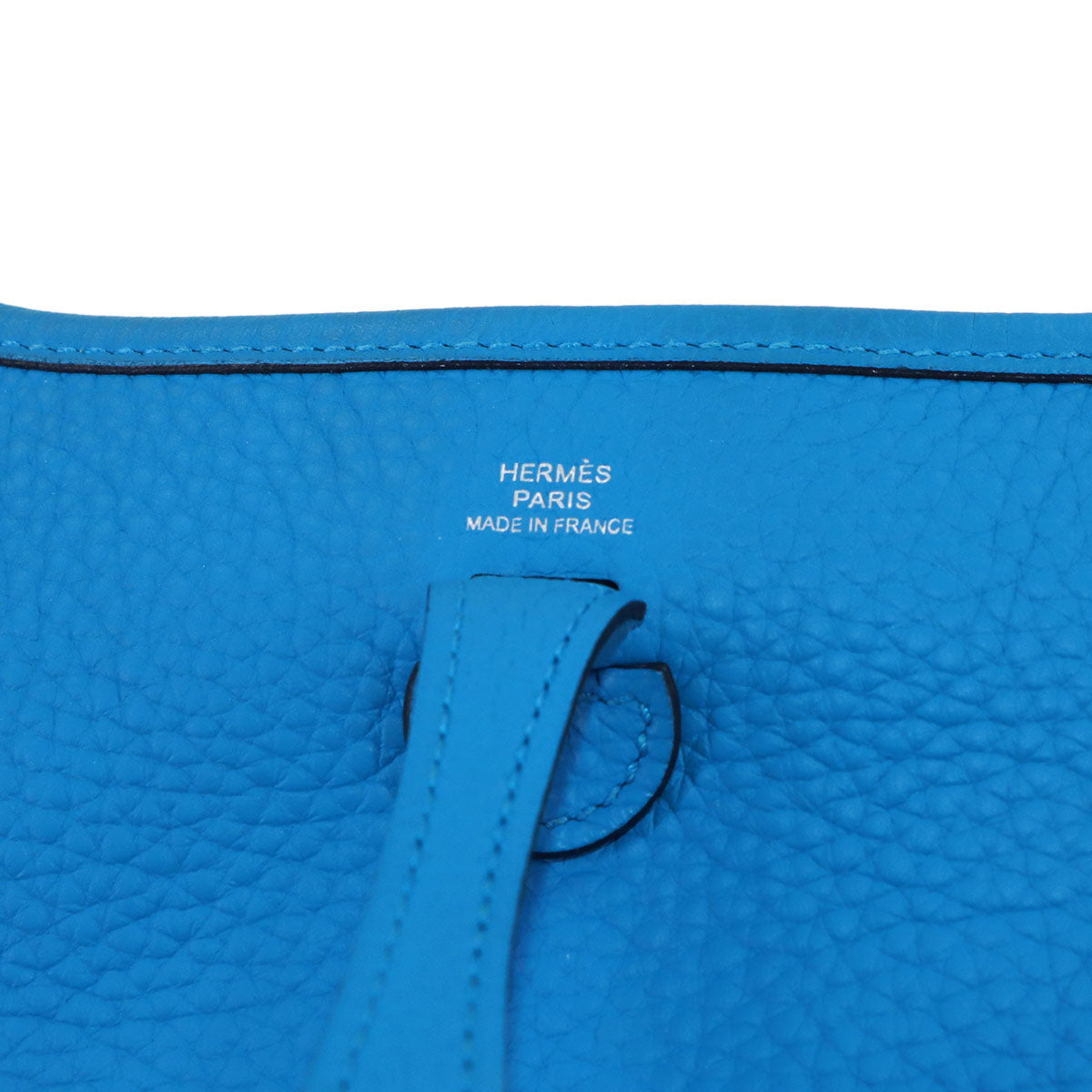 Evelyne Amazone TPM Shoulder Bag Taurillon Clemence Bleu Frida