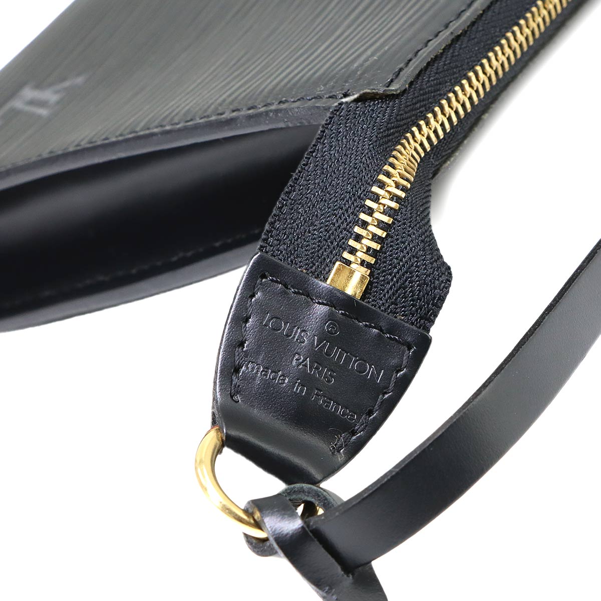 Epi Pochette Accessoires Hand Bag Black M52942
