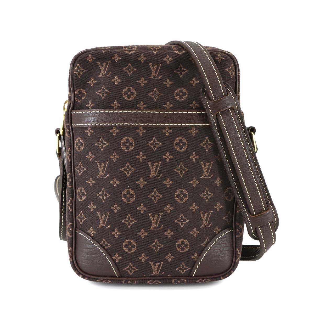 Monogram Mini Lin Danube Shoulder Bag Canvas M95228 Purse