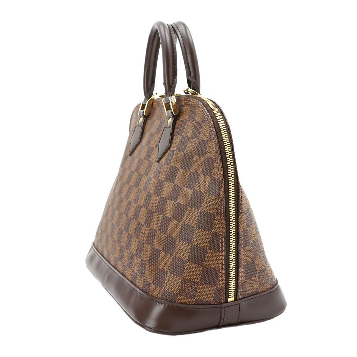 Damier Alma PM Hand Bag Ebene Brown N51131 Purse