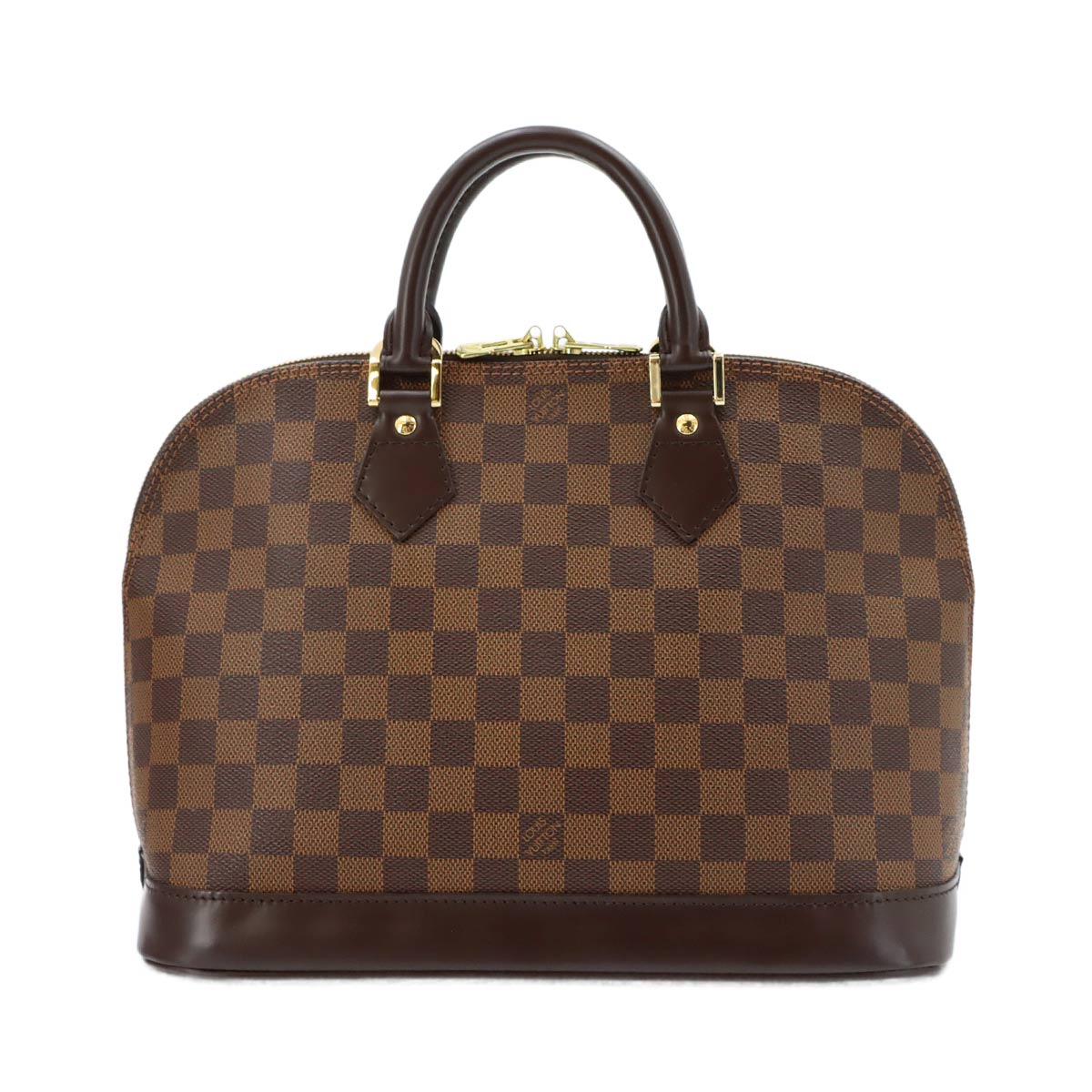 Damier Alma PM Hand Bag Ebene Brown N51131 Purse