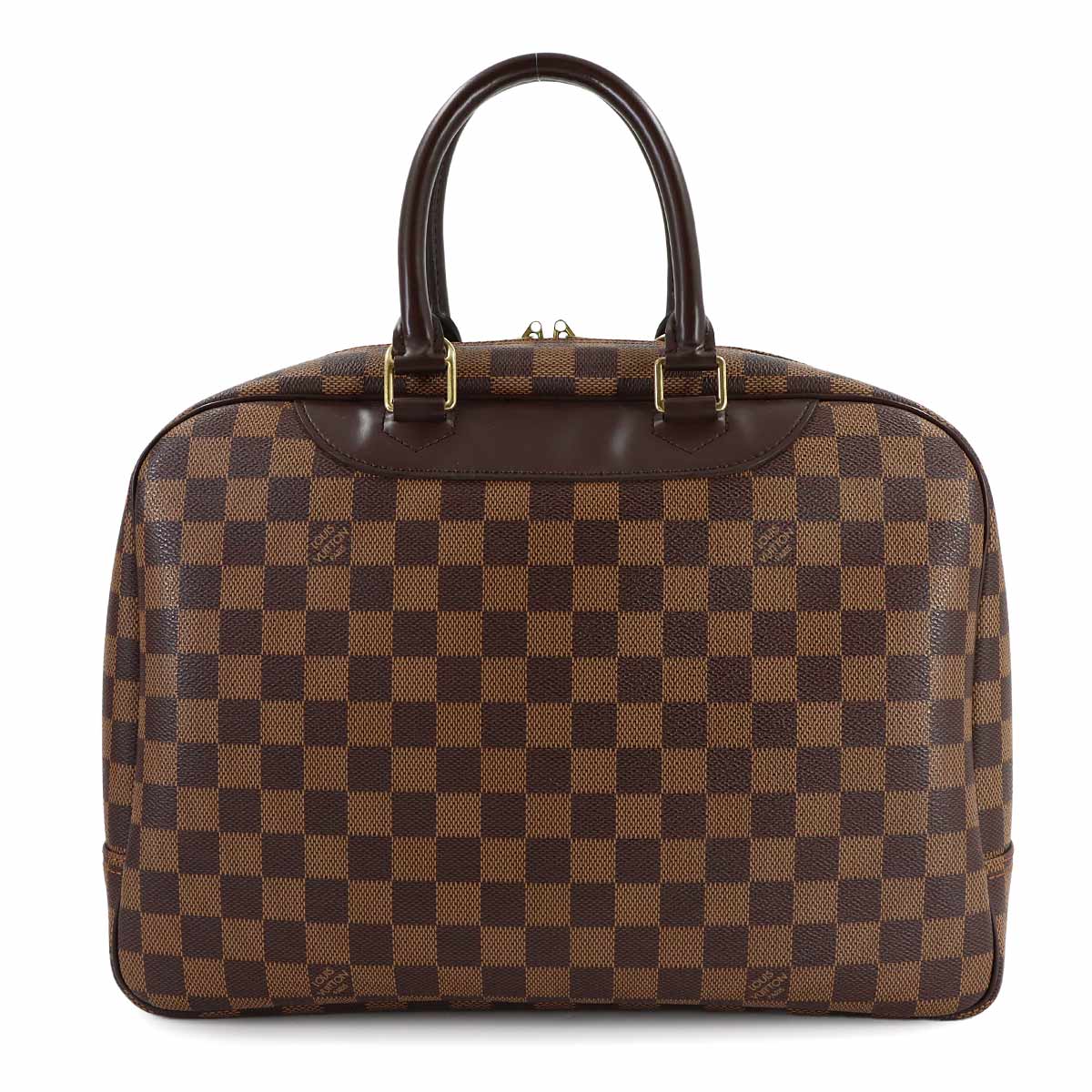 Damier Deauville SPO Hand Bag Ebene N47272 Brown Purse