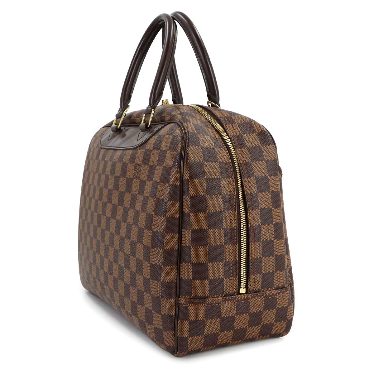 Damier Deauville SPO Hand Bag Ebene N47272 Brown Purse